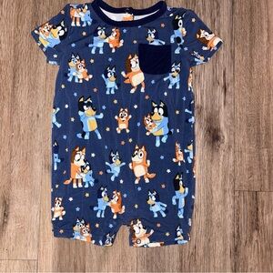 Little Sleepies Bluey Pocket Romper